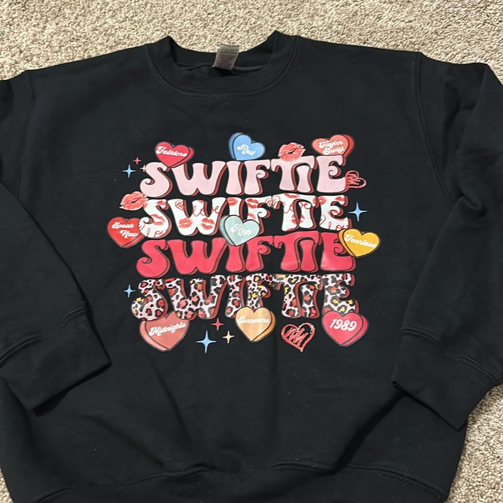 Swiftie sweatshirt size youth small